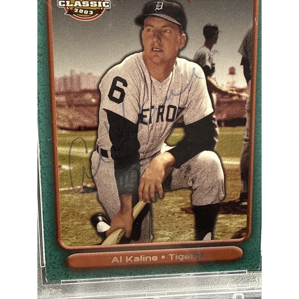 2003 Al Kaline Autographed Fleer Fall Classic Card PSA/DNA Auto